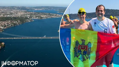 Прем'єр Молдови переплив Босфор разом із сином