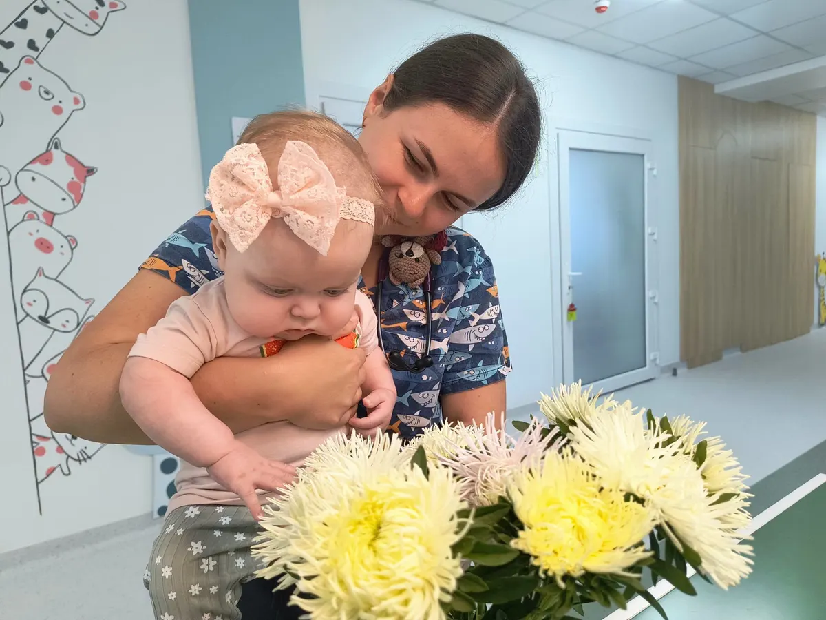 Львівські лікарі врятували 4-місячну дівчинку з тромбами у легеневій артерії