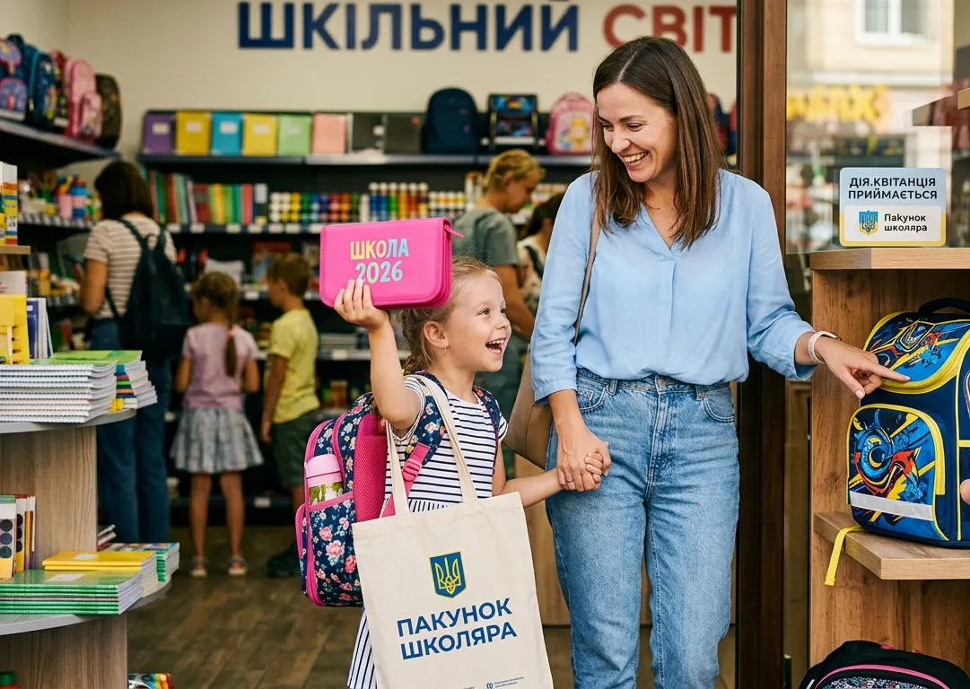 Пакунок школяра 2025: як отримати 5000 грн на першокласника