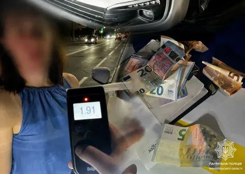 Нетвереза водійка з дитиною без автокрісла пропонувала хабар у Тернополі