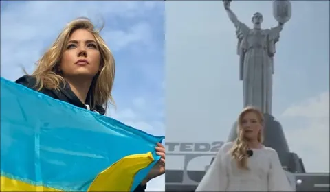 Кетрін Винник у Києві: зірка "Вікінгів" звернулася до українців