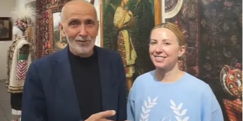 Тоня Матвієнко показала рідкісне відео з батьком-художником