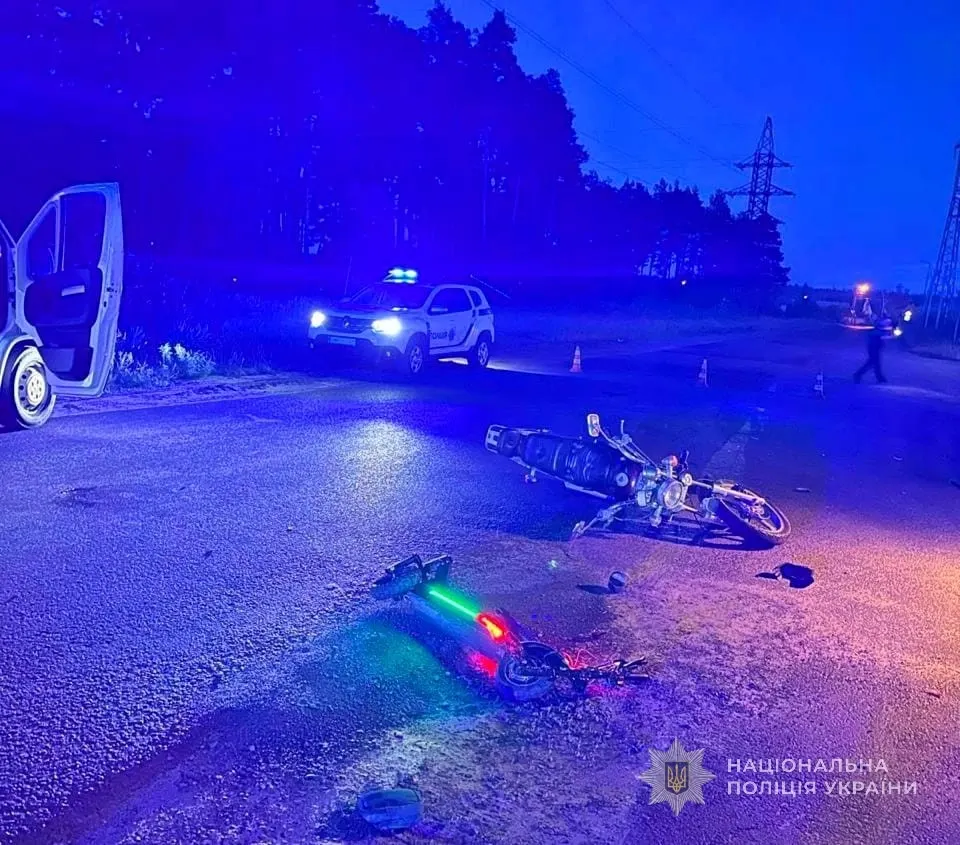 П'яний мотоцикліст на Волині збив дитину на електросамокаті